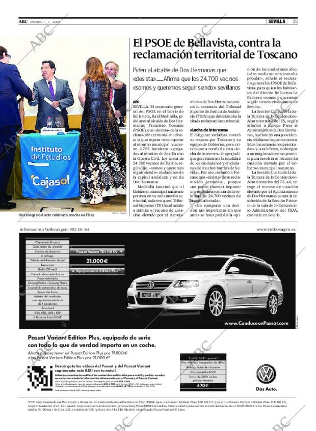 ABC SEVILLA 07-07-2009 página 25