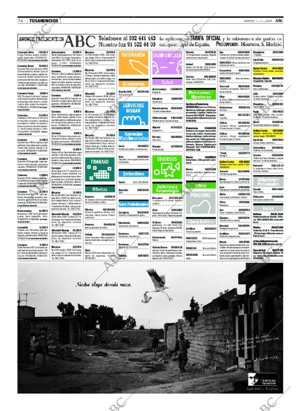 ABC SEVILLA 07-07-2009 página 74