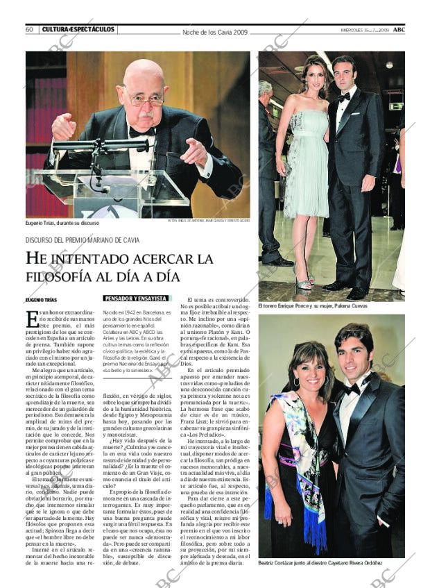 ABC MADRID 15-07-2009 página 60