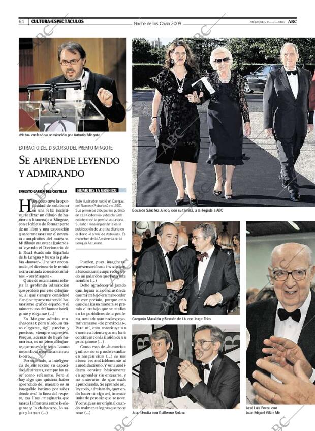 ABC MADRID 15-07-2009 página 64