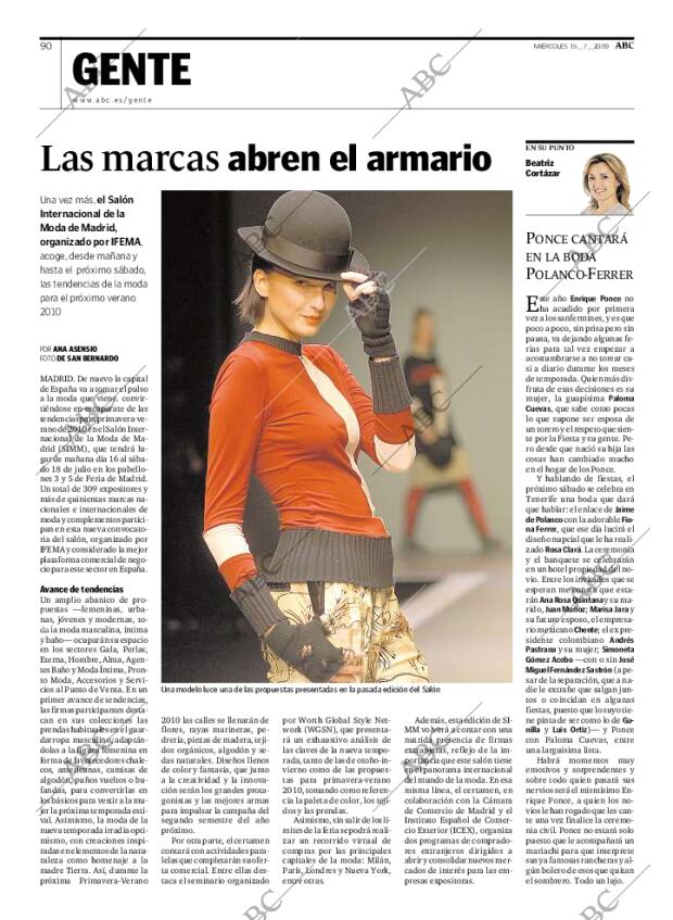 ABC MADRID 15-07-2009 página 90