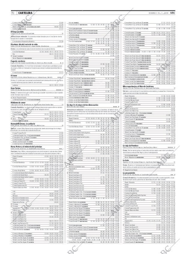 ABC MADRID 19-07-2009 página 70