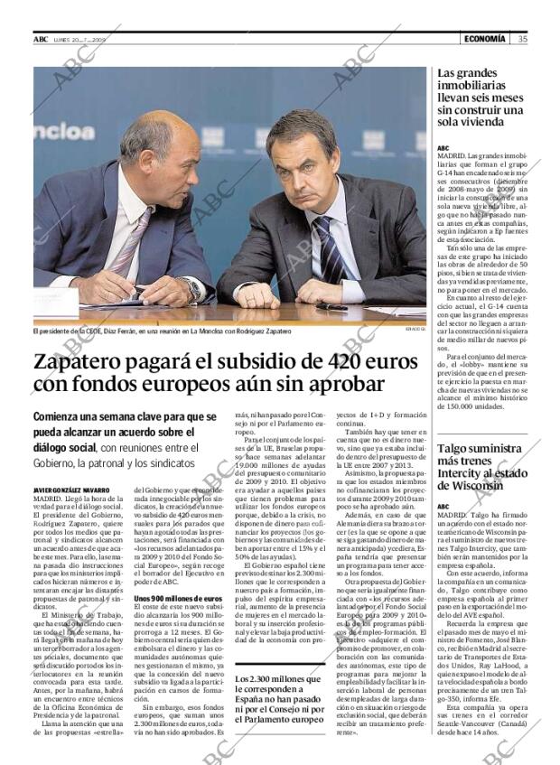 ABC MADRID 20-07-2009 página 35