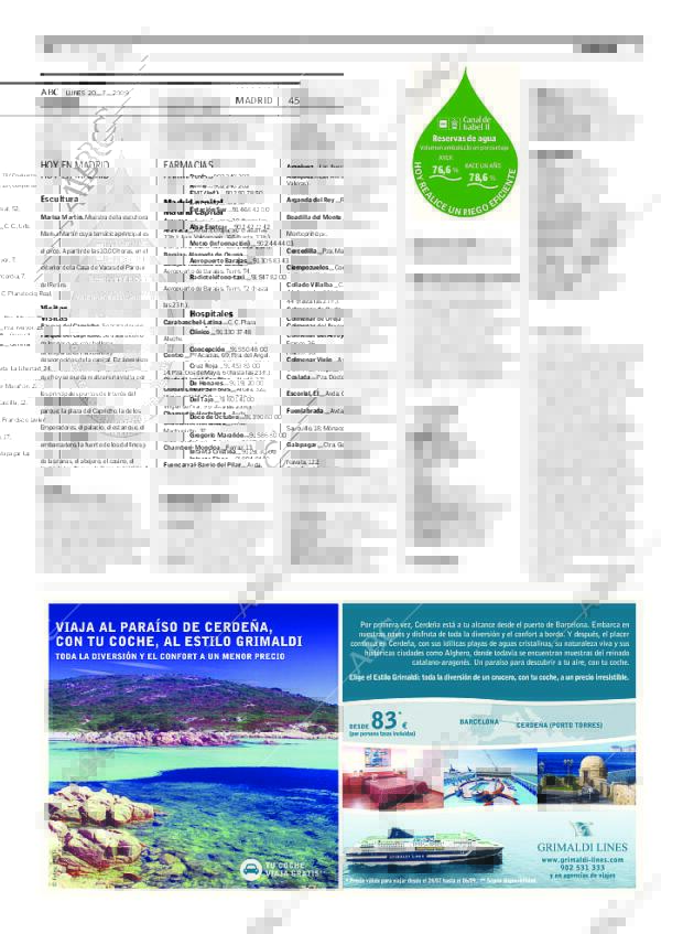 ABC MADRID 20-07-2009 página 45