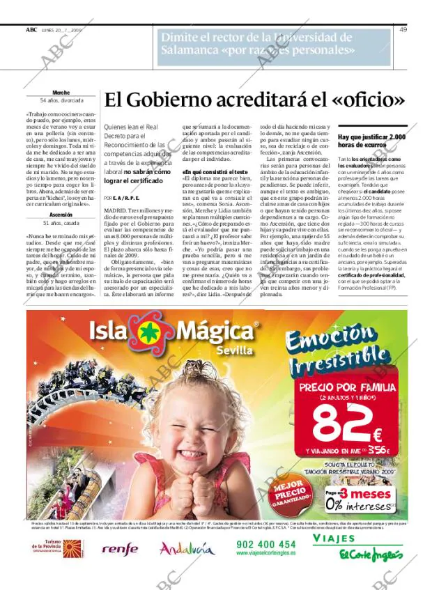ABC MADRID 20-07-2009 página 49