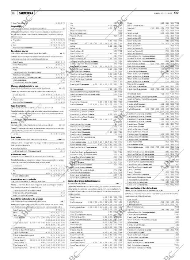 ABC MADRID 20-07-2009 página 58
