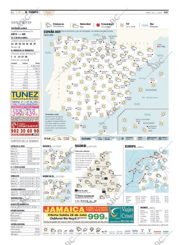 ABC MADRID 20-07-2009 página 90
