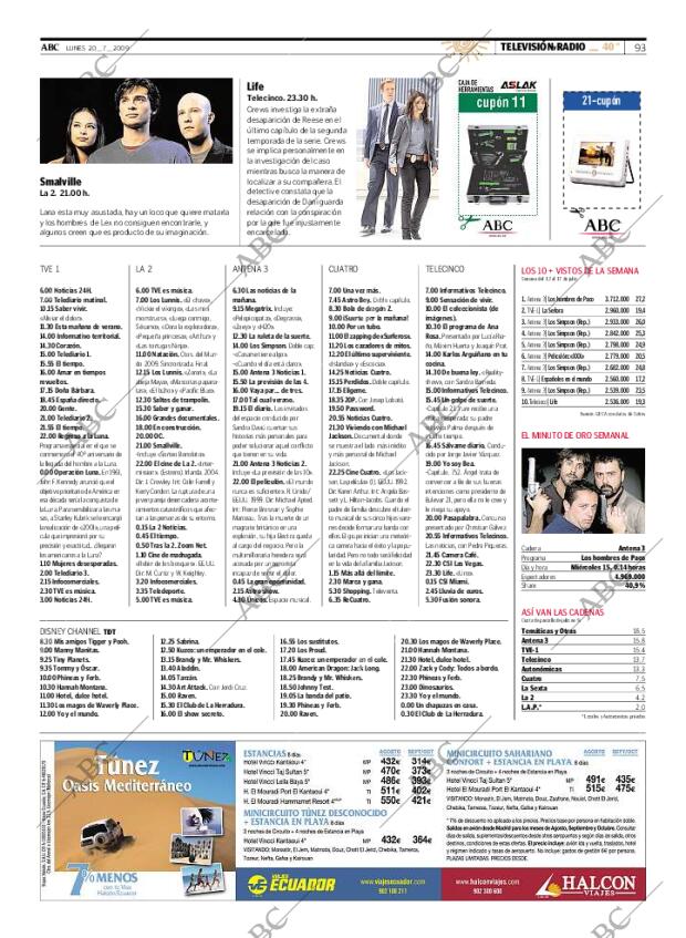 ABC MADRID 20-07-2009 página 93