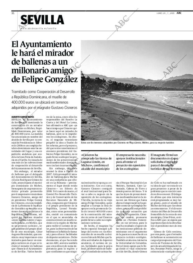 ABC SEVILLA 20-07-2009 página 16