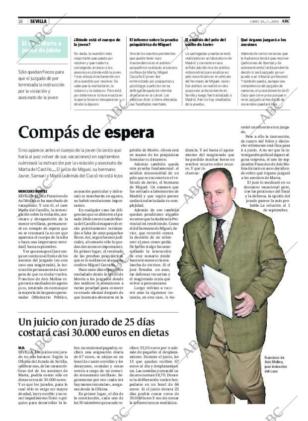 ABC SEVILLA 20-07-2009 página 18