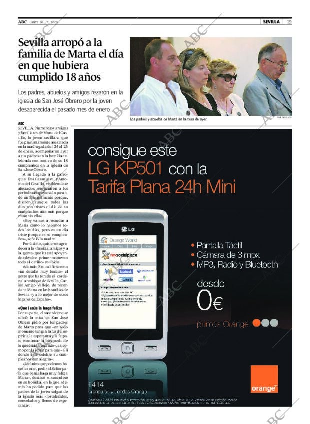ABC SEVILLA 20-07-2009 página 19