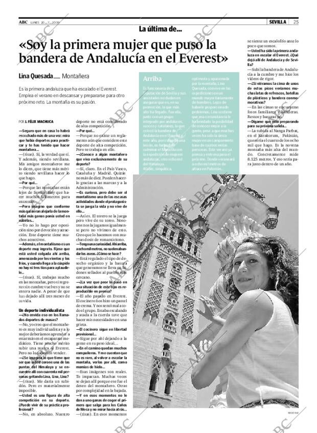 ABC SEVILLA 20-07-2009 página 25