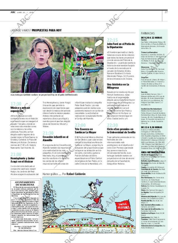 ABC SEVILLA 20-07-2009 página 27
