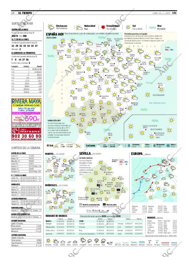 ABC SEVILLA 20-07-2009 página 28