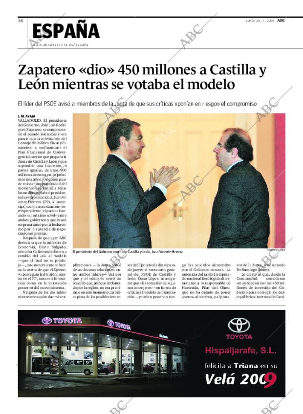 ABC SEVILLA 20-07-2009 página 36