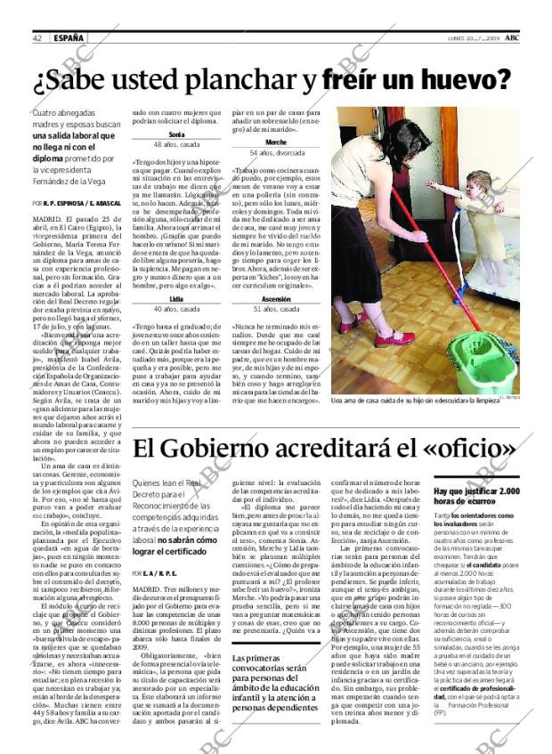 ABC SEVILLA 20-07-2009 página 42