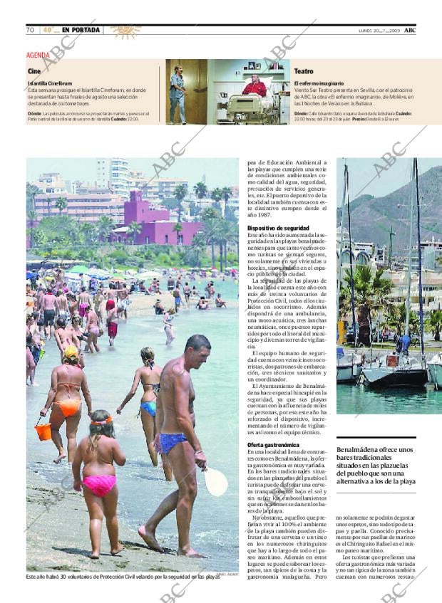 ABC SEVILLA 20-07-2009 página 70