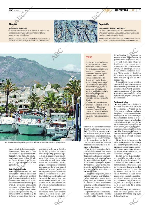 ABC SEVILLA 20-07-2009 página 71