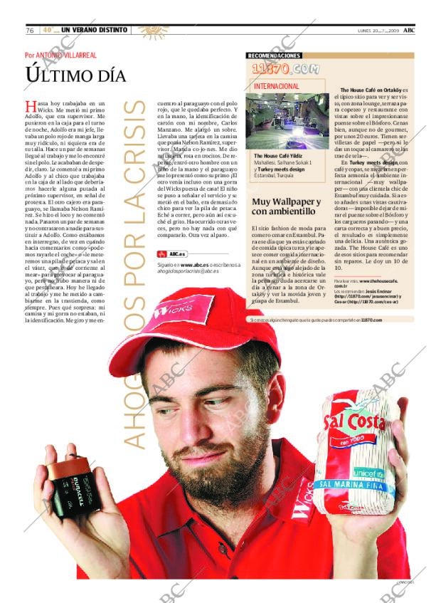 ABC SEVILLA 20-07-2009 página 76