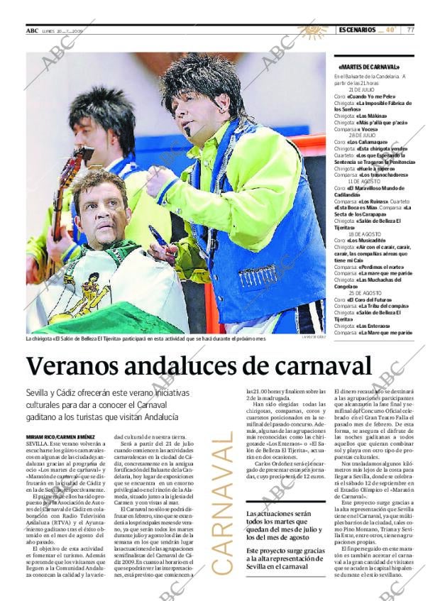 ABC SEVILLA 20-07-2009 página 77