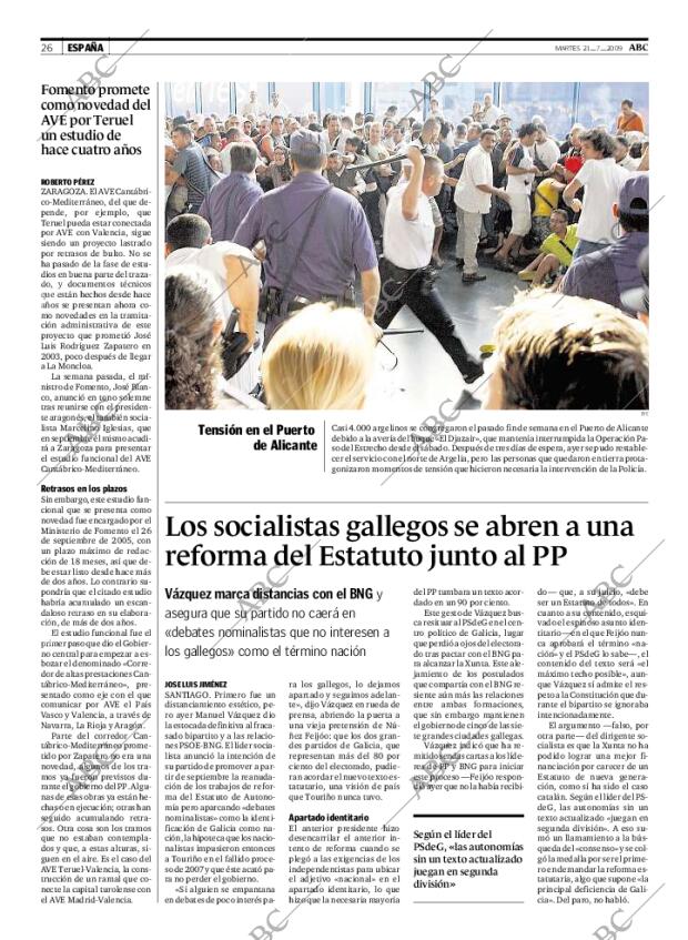 ABC MADRID 21-07-2009 página 26