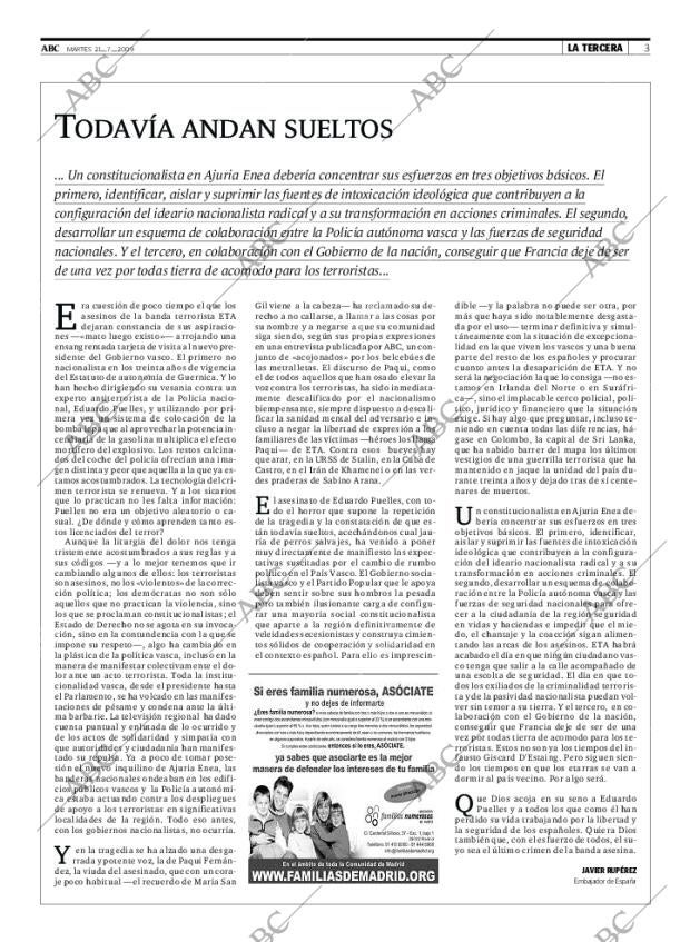 ABC MADRID 21-07-2009 página 3
