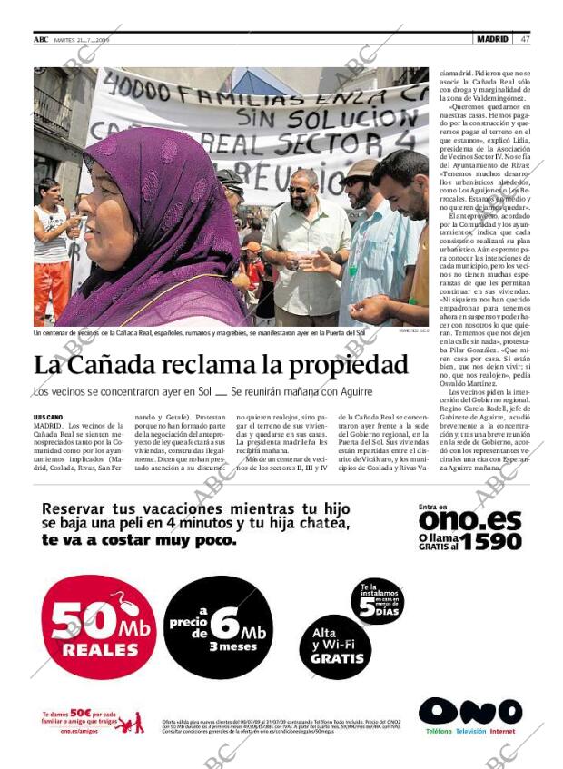 ABC MADRID 21-07-2009 página 47
