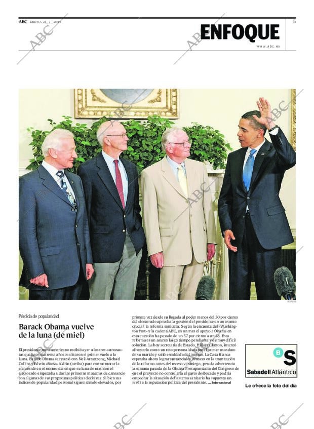 ABC MADRID 21-07-2009 página 5