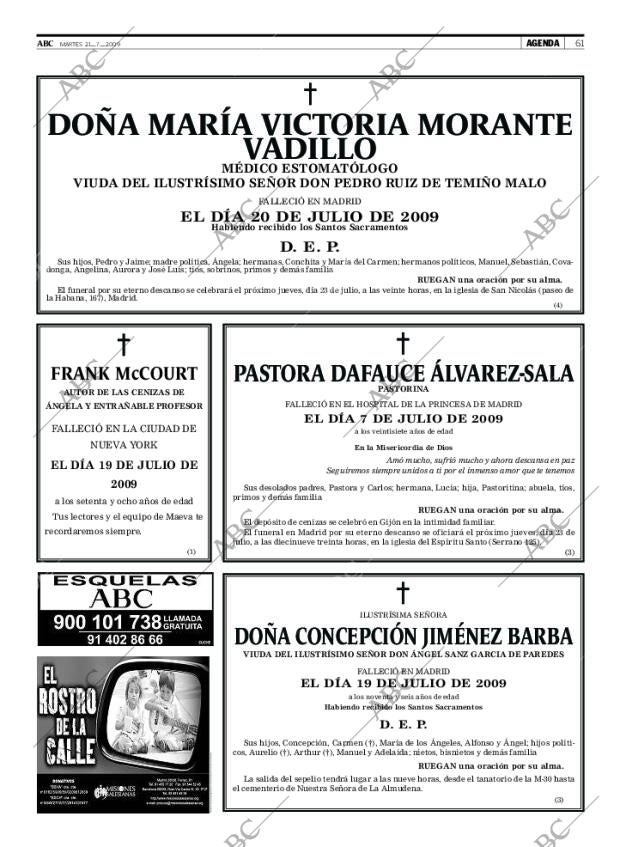 ABC MADRID 21-07-2009 página 61