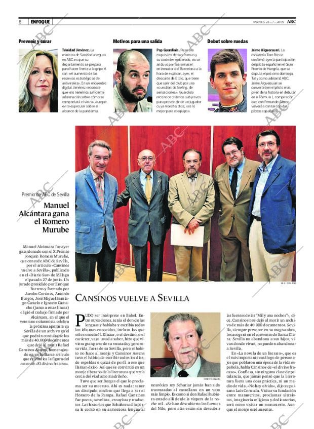 ABC MADRID 21-07-2009 página 8
