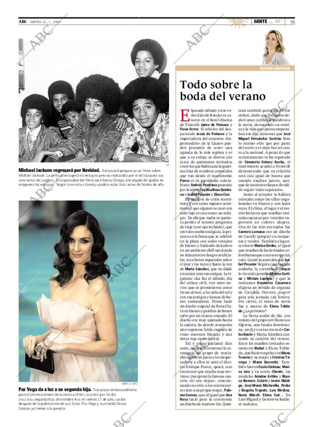 ABC MADRID 21-07-2009 página 81