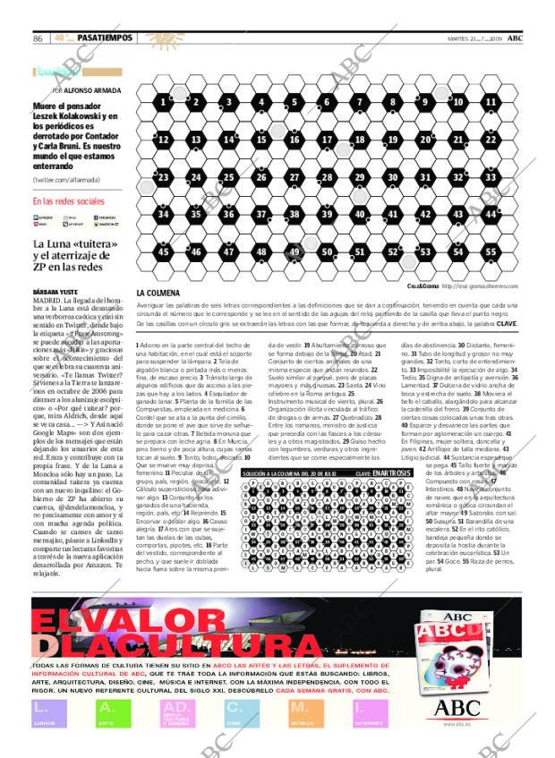 ABC MADRID 21-07-2009 página 86
