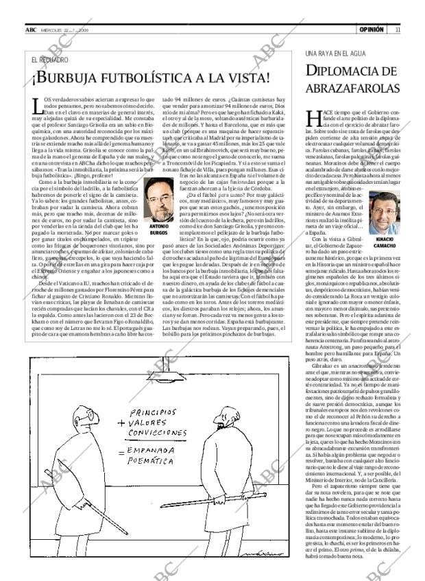 ABC MADRID 22-07-2009 página 11