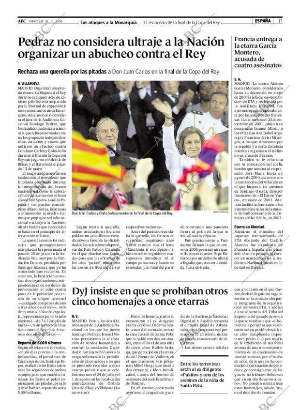 ABC MADRID 22-07-2009 página 17