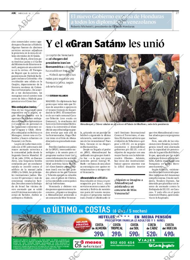 ABC MADRID 22-07-2009 página 27