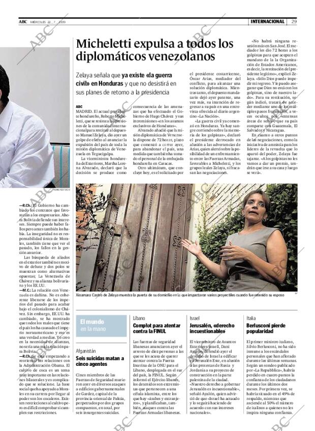 ABC MADRID 22-07-2009 página 29