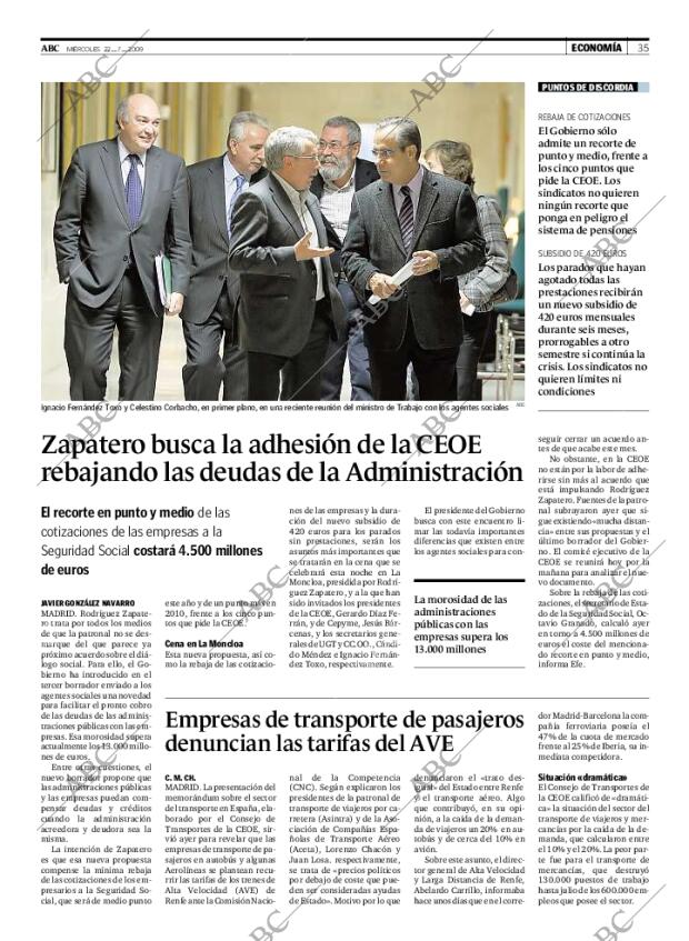 ABC MADRID 22-07-2009 página 35