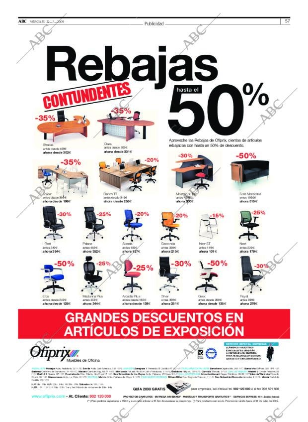 ABC MADRID 22-07-2009 página 57