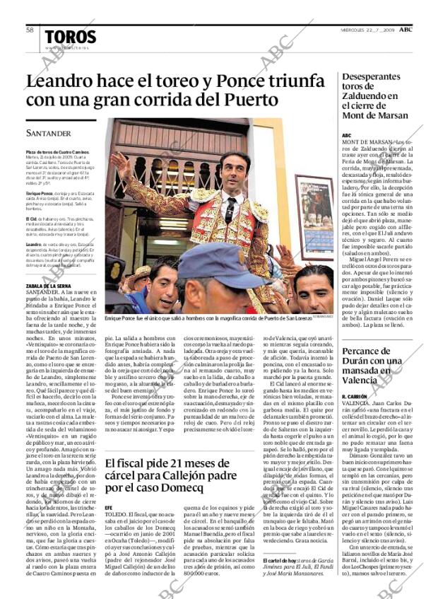 ABC MADRID 22-07-2009 página 58