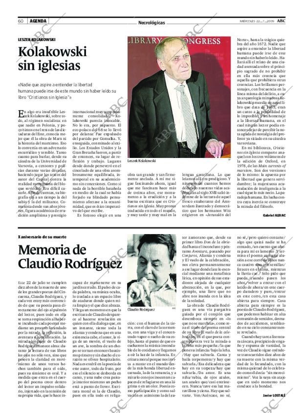 ABC MADRID 22-07-2009 página 60