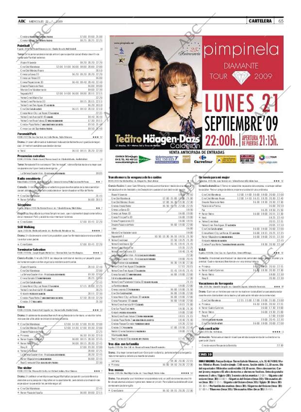ABC MADRID 22-07-2009 página 65