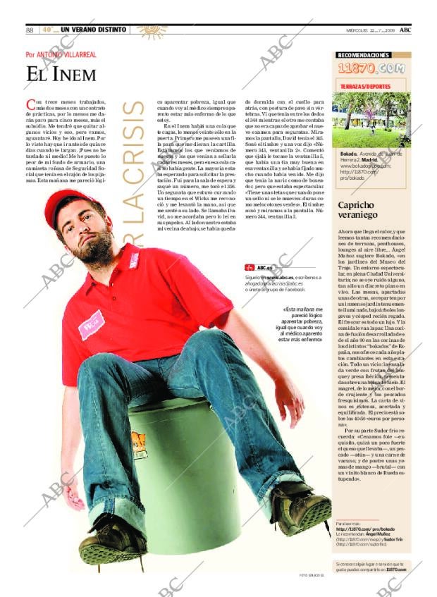 ABC SEVILLA 22-07-2009 página 88