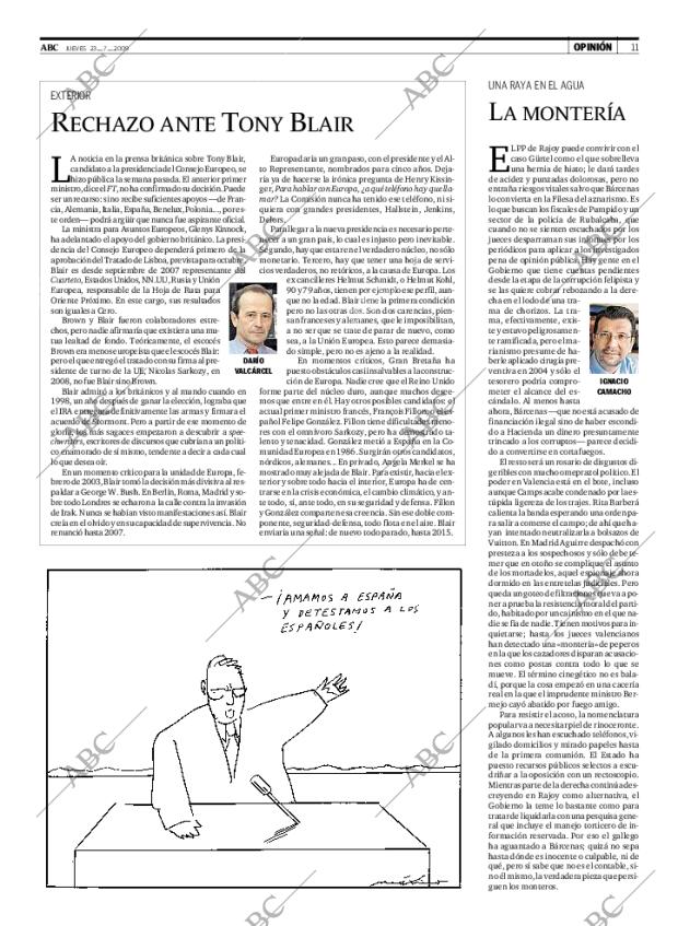 ABC MADRID 23-07-2009 página 11