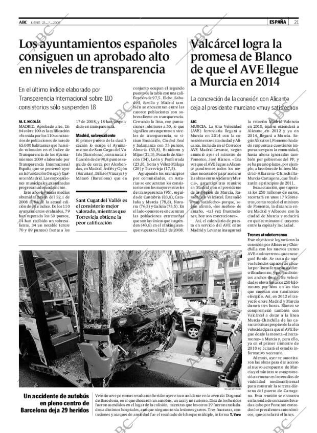 ABC MADRID 23-07-2009 página 21