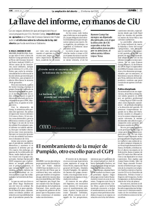 ABC MADRID 23-07-2009 página 25