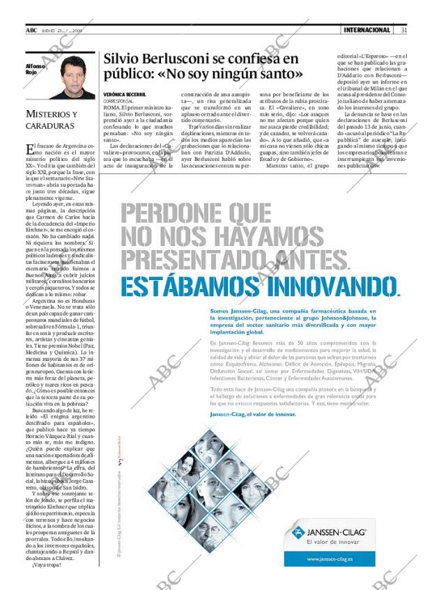 ABC MADRID 23-07-2009 página 31