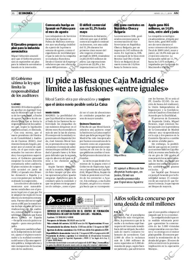 ABC MADRID 23-07-2009 página 36