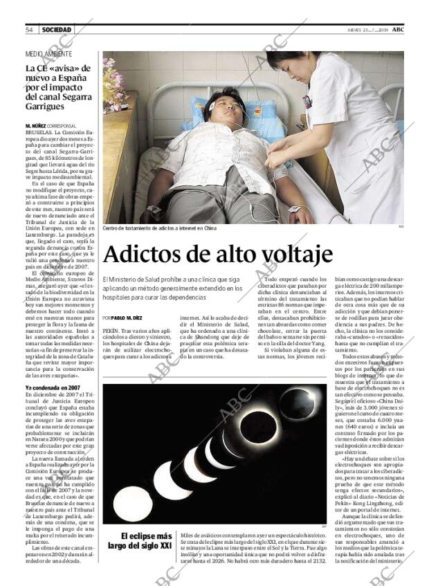 ABC MADRID 23-07-2009 página 54