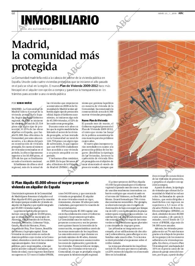 ABC MADRID 23-07-2009 página 68