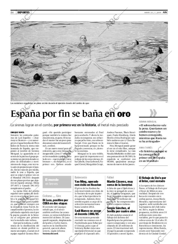 ABC MADRID 23-07-2009 página 84